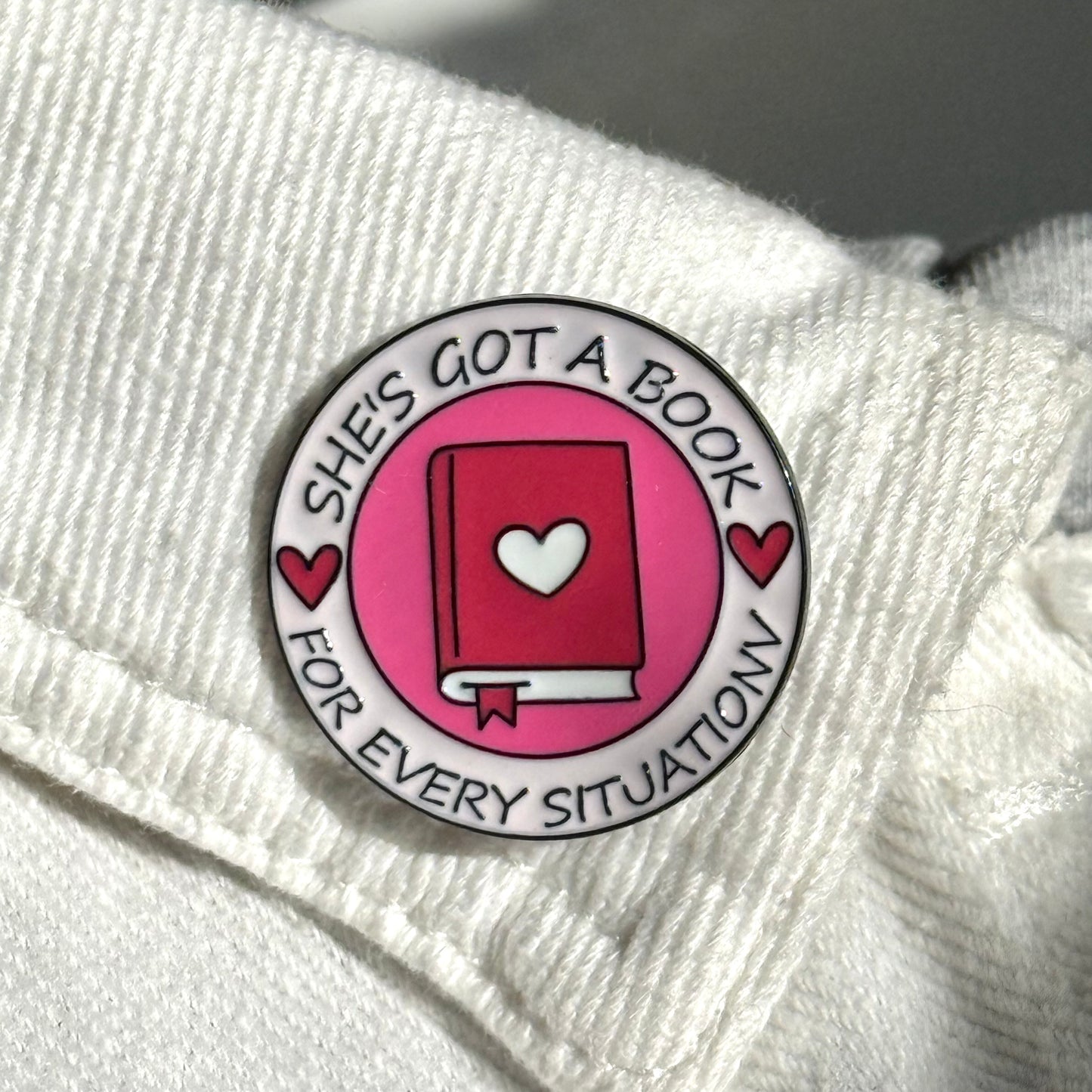 Pin "She’s Got a Book for Every Situation"