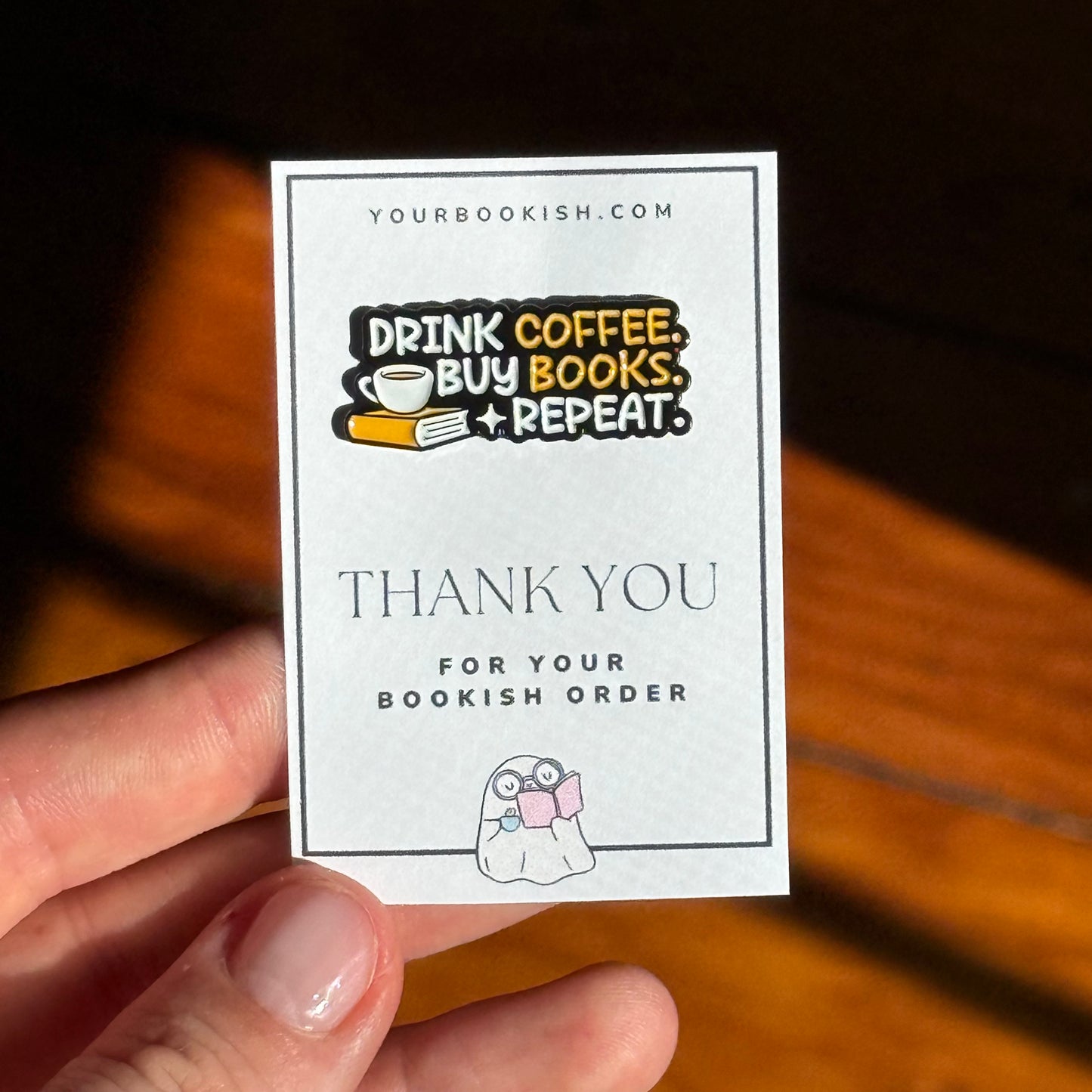 Pin "Drink Coffee, Buy Books, Repeat"