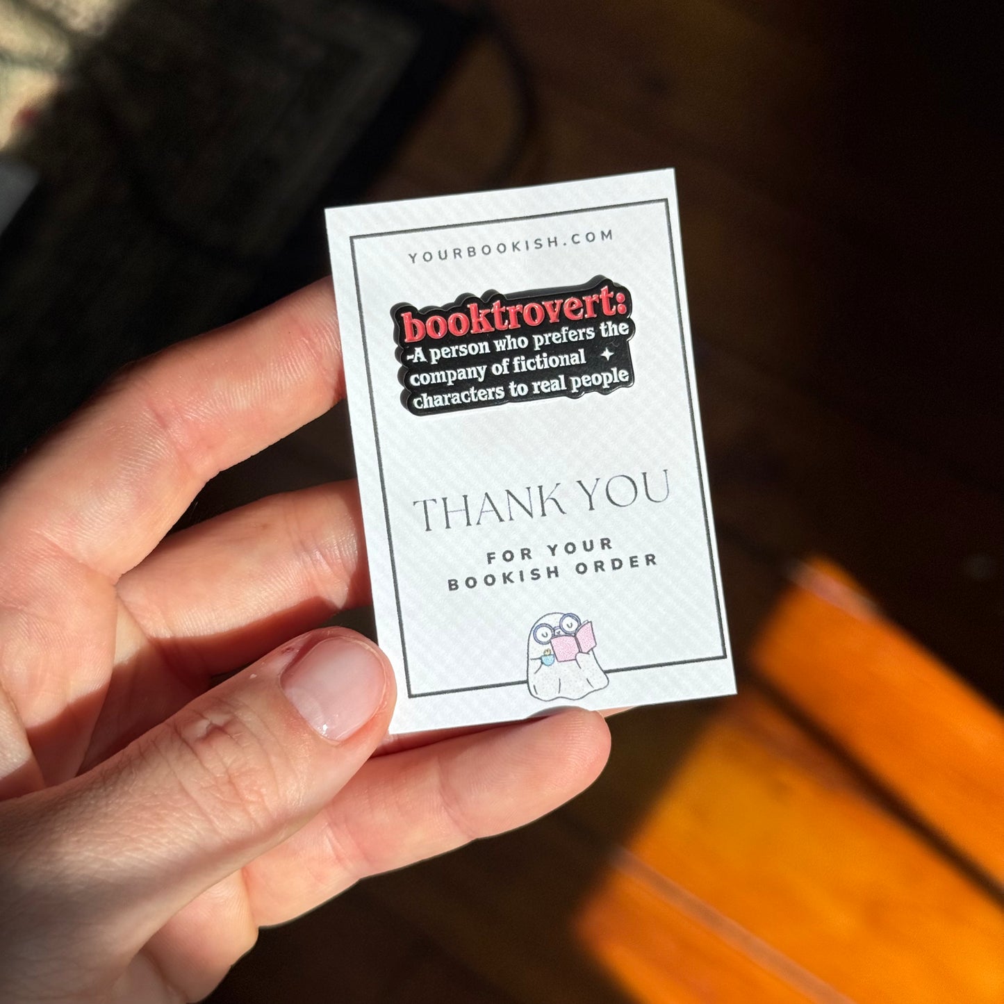 Pin "Booktrovert"