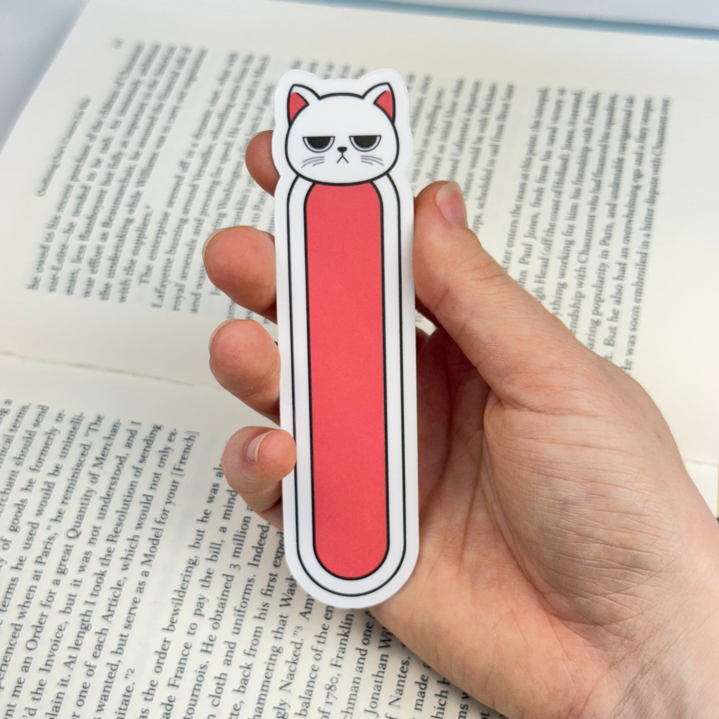 Paw-sitively Bookish โ 3pc Cat Bookmark Set (Random Colors)