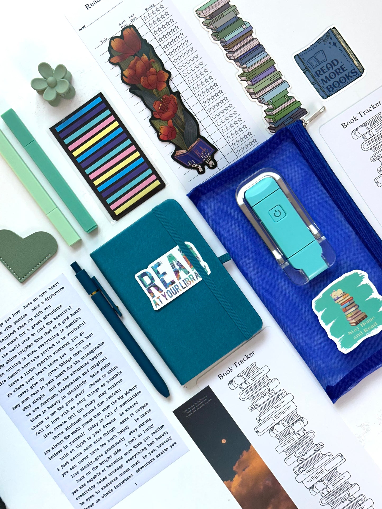 Your Tropical Teal 🦚🌊 Bookish Bundle