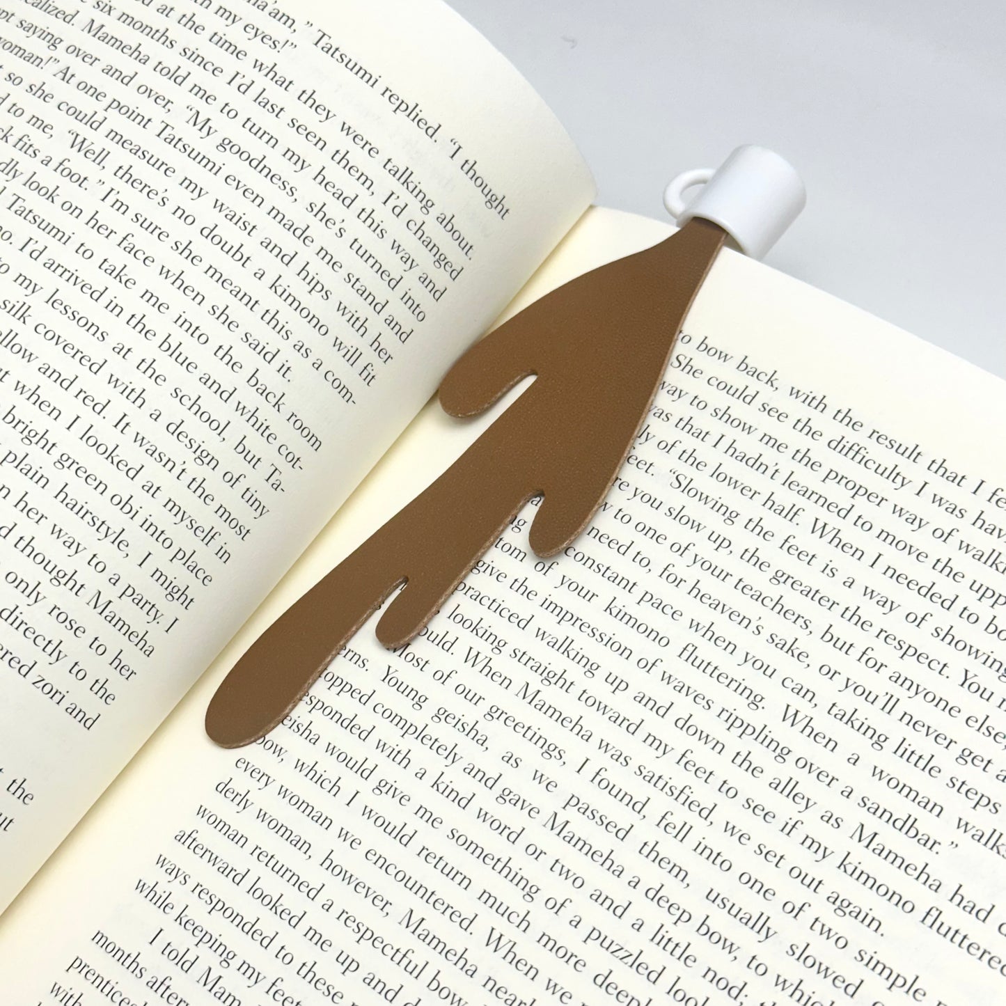 Spilled Coffee Bookmark ☕️