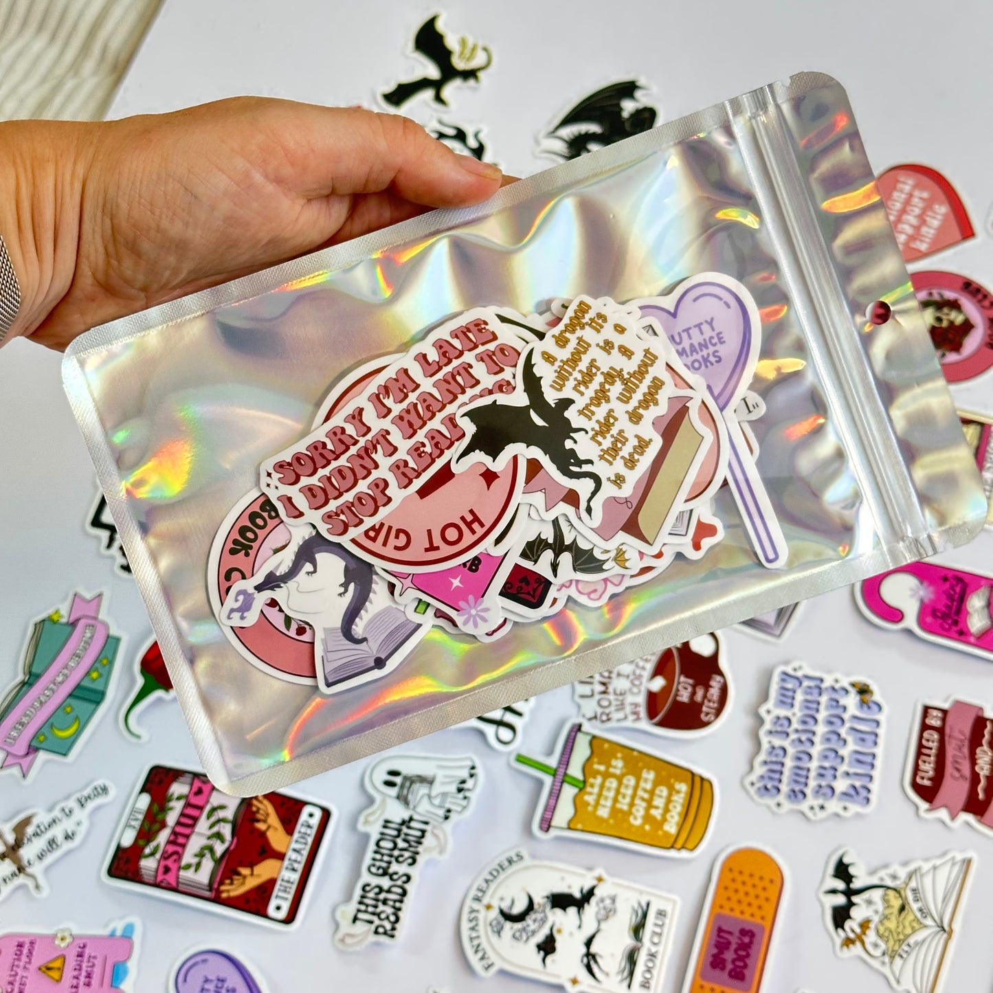 Bookish SMUT Stickers (50 pcs) - Pack 01