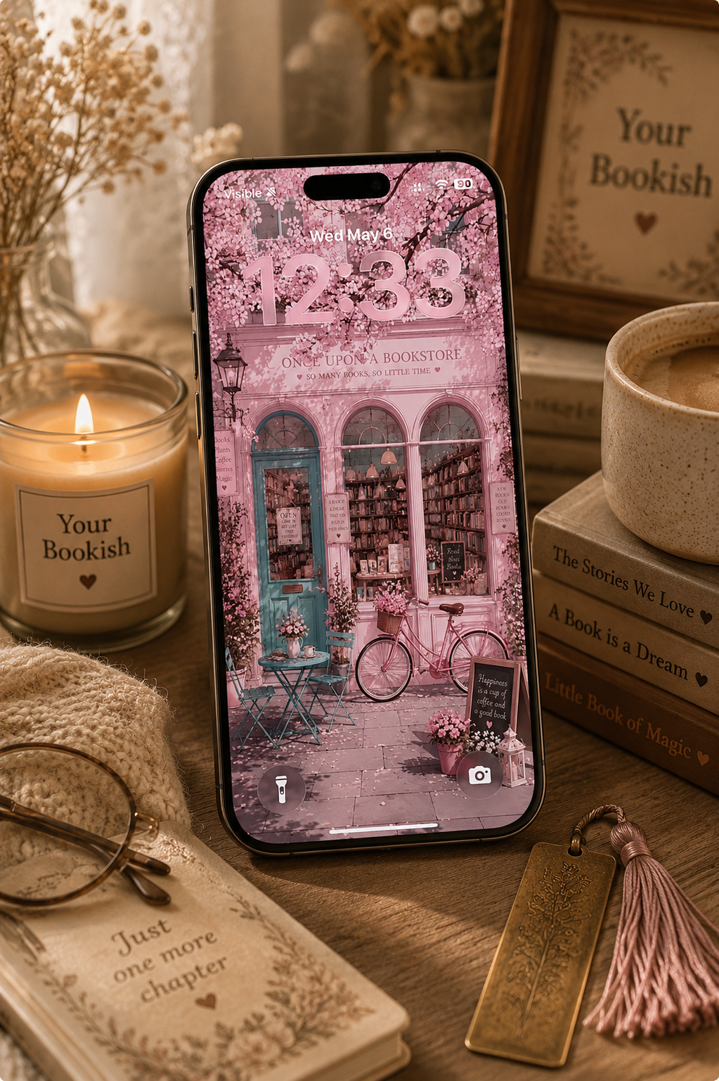 Bookstore Bookish Wallpaper Pack 📚☕