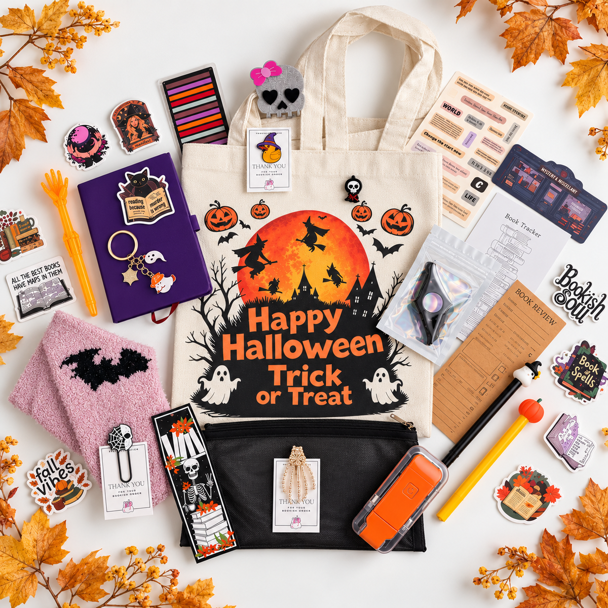 HALLOWEEN 🎃👻 Bookish Bundle — Mystery Colors