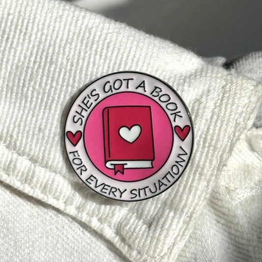 Pin "She’s Got a Book for Every Situation"