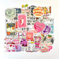 Bookish spicy and dark stickers with holographic finish, 50-piece random pack featuring romance and fantasy designs with dragons