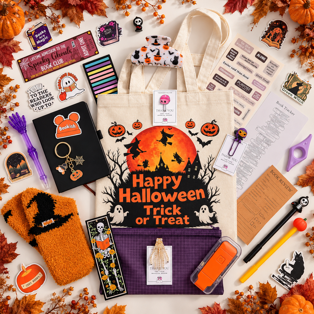 HALLOWEEN 🎃👻 Bookish Bundle — Mystery Colors