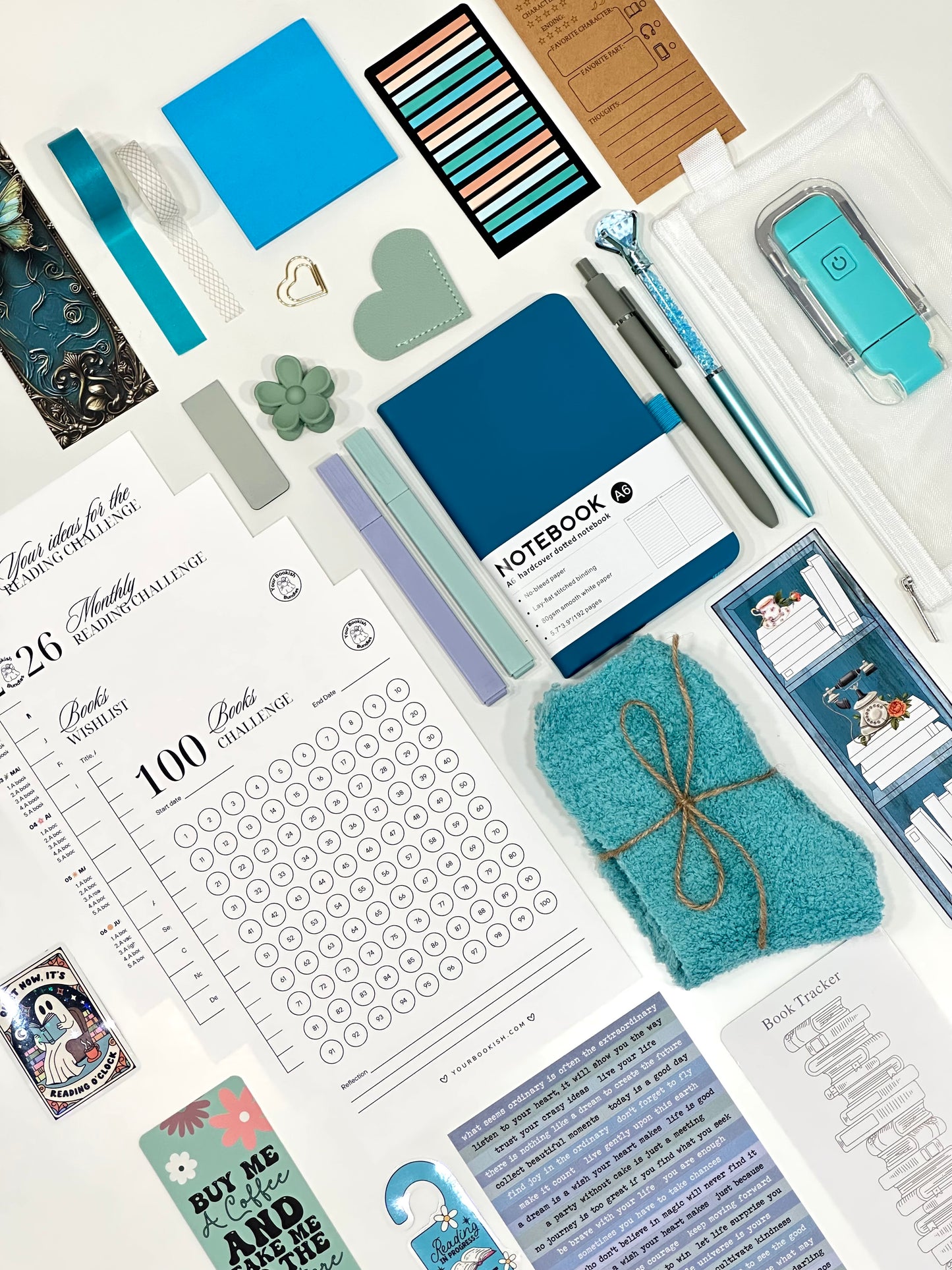 Your Tropical Teal 🦚🌊 Bookish Bundle