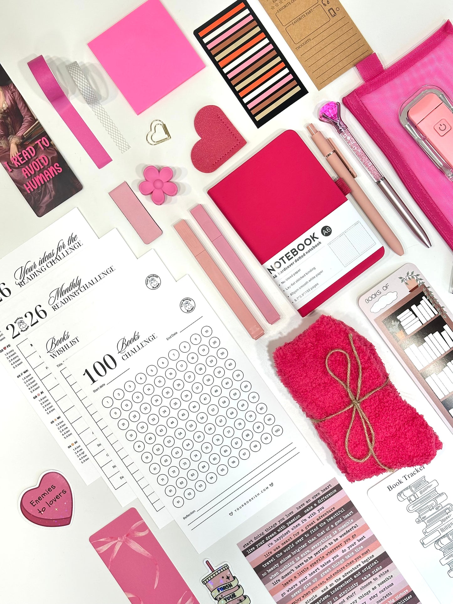 Your Hot Pink  💖🎀🌺 Bookish Bundle