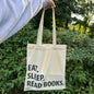 Bookish Tote Bag “Eat. Sleep. Read Books.”