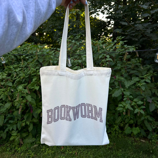 Bookish Tote Bag “Bookworm”