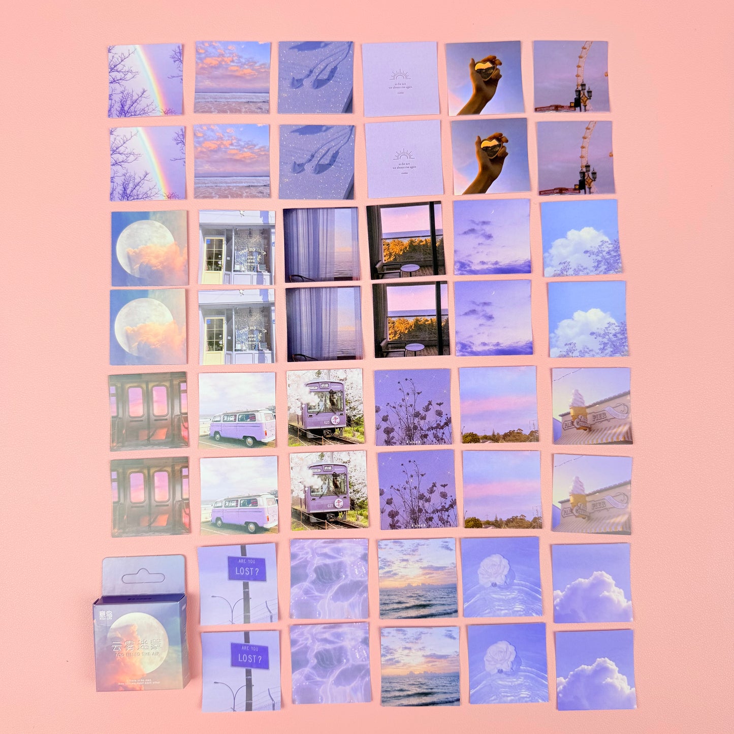 Purple Sticker Pack (46 pcs) – Pack 10