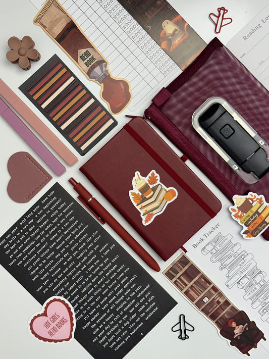 Your Burgundy 👠🪭🌹 Bookish Bundle
