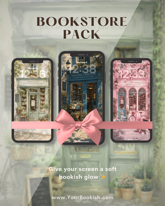 Bookstore Bookish Wallpaper Pack 📚☕