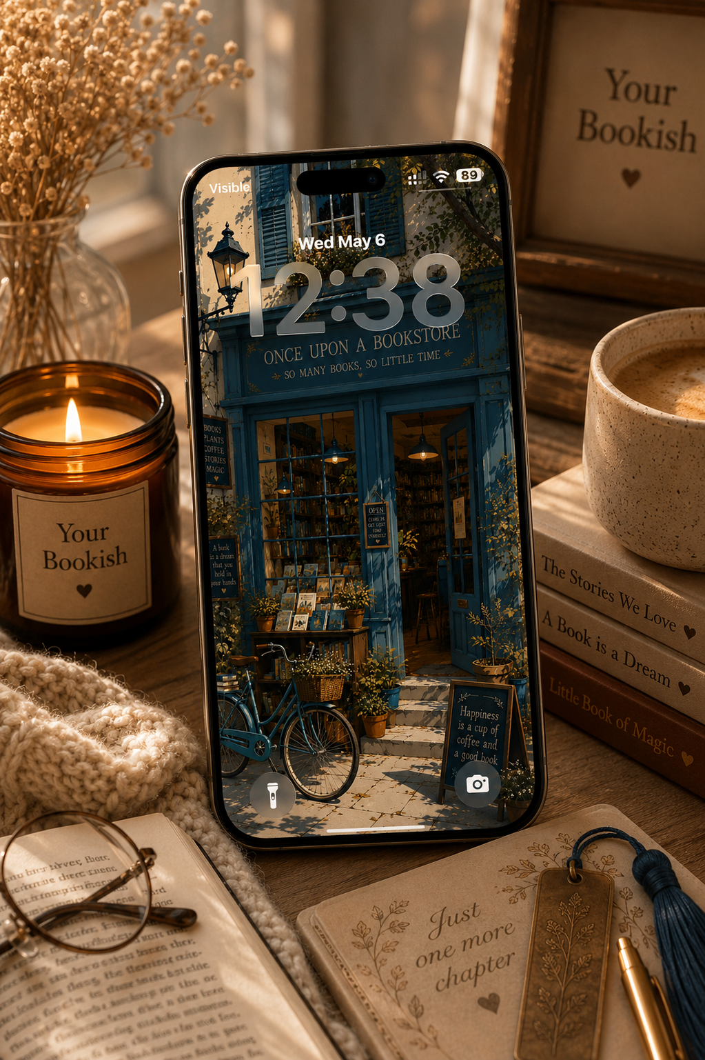 Bookstore Bookish Wallpaper Pack 📚☕